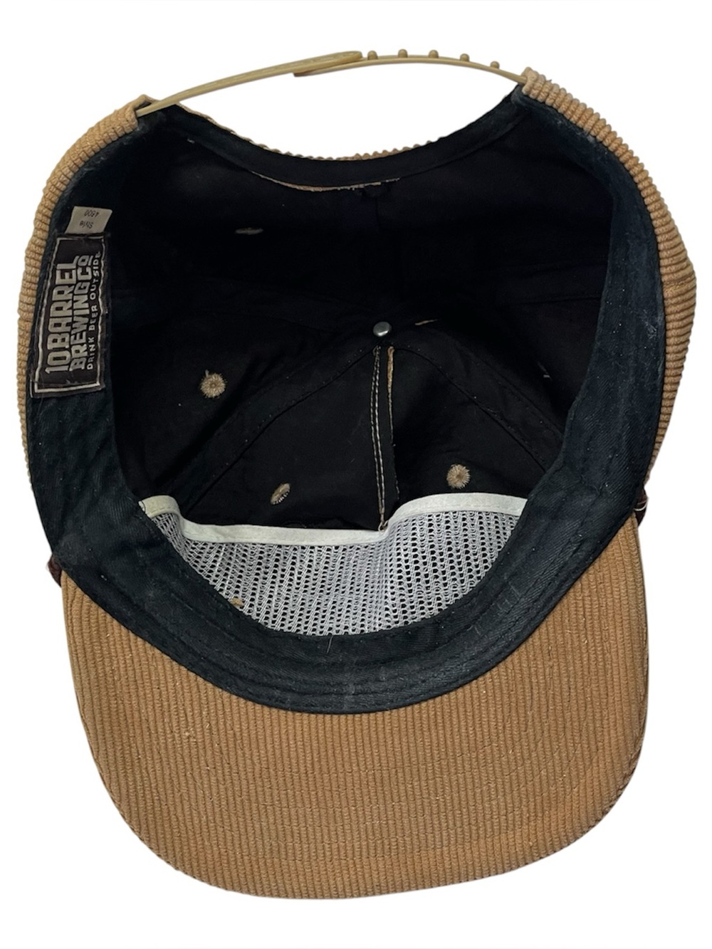 Tan Corduroy Rope Snap Back Hat 10 Barrel Brewing Bend Oregon - Picture 6 of 6